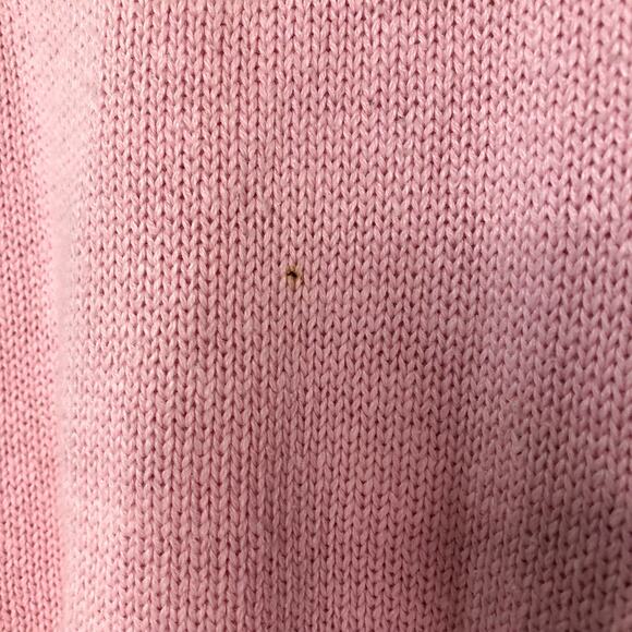 Ashleigh Morgan Vintage Knit Sweater Girl Core Pink Cardigan Sweater - Picture 5 of 6